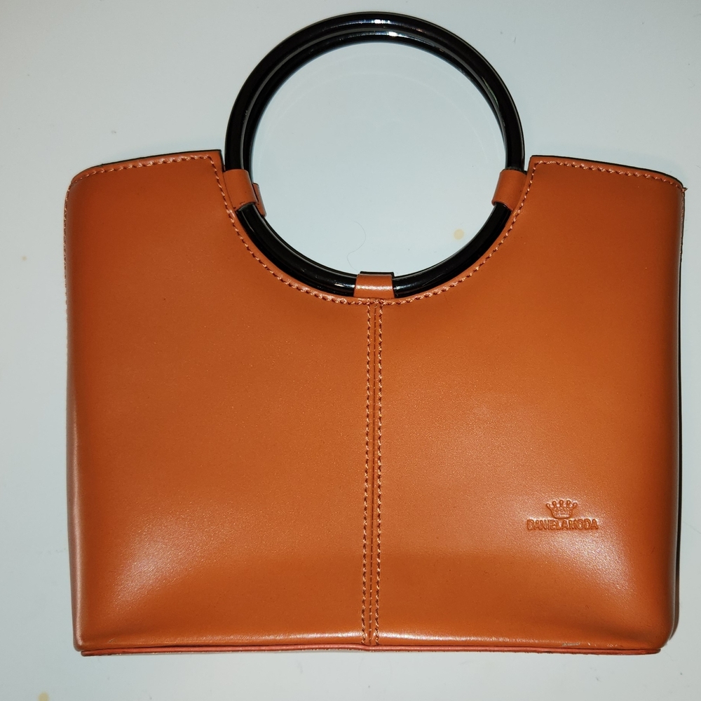 Daniel Amoda Small Orange Leather Women's Bag